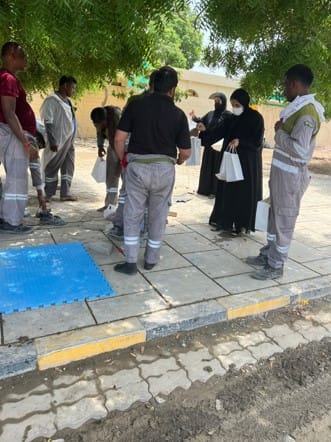 Fujairah GIS Center Joins Initiative to Clean Up After Recent Weather Damage